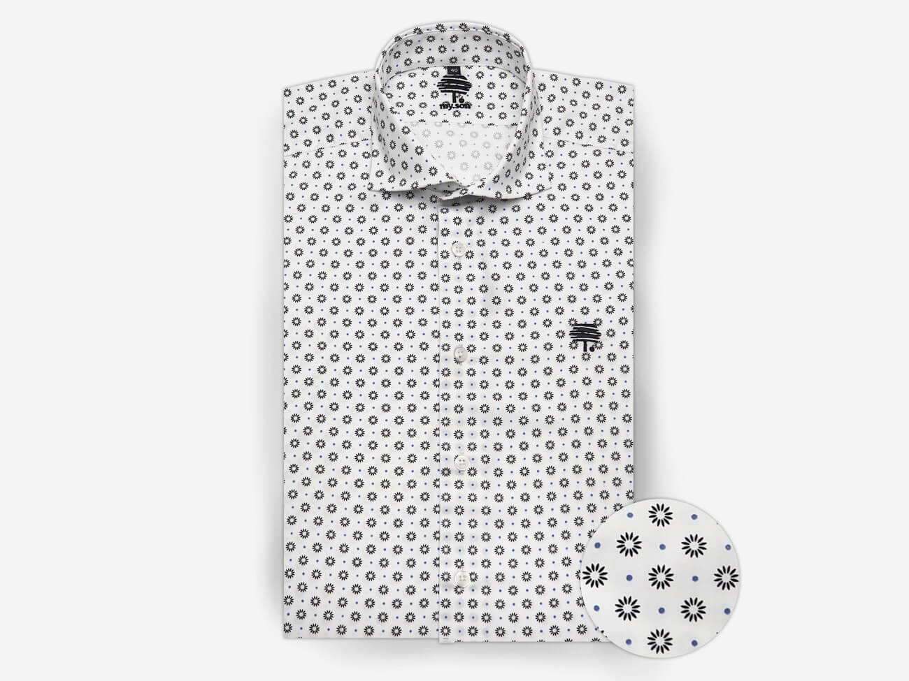 Flowers and dots