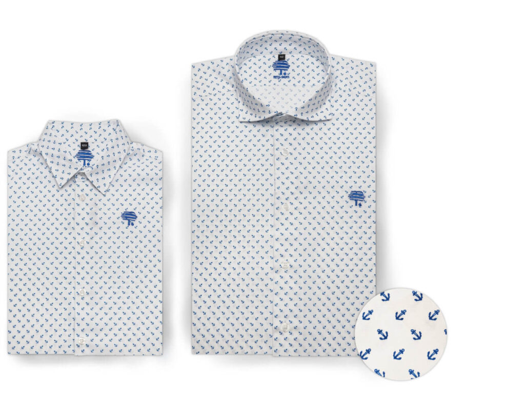 Partnerlook Vater Sohn Hemd